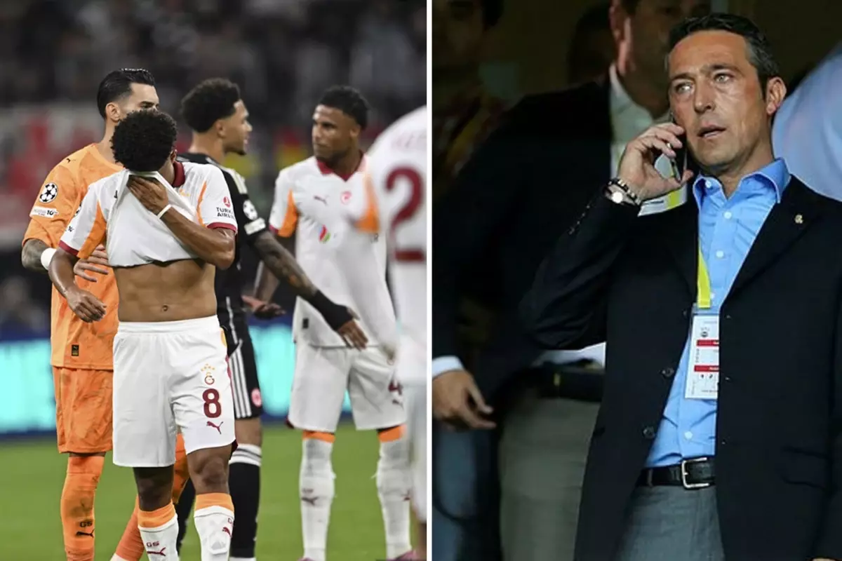 Ali Koç\'tan Frankfurt\'a olay telefon! Maç bitmeden aramış