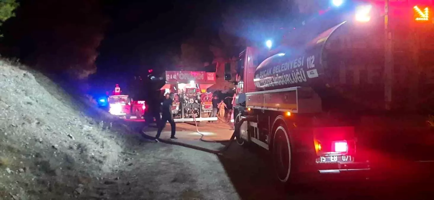 Bucak\'ta Orman Yangını Kontrol Altına Alındı