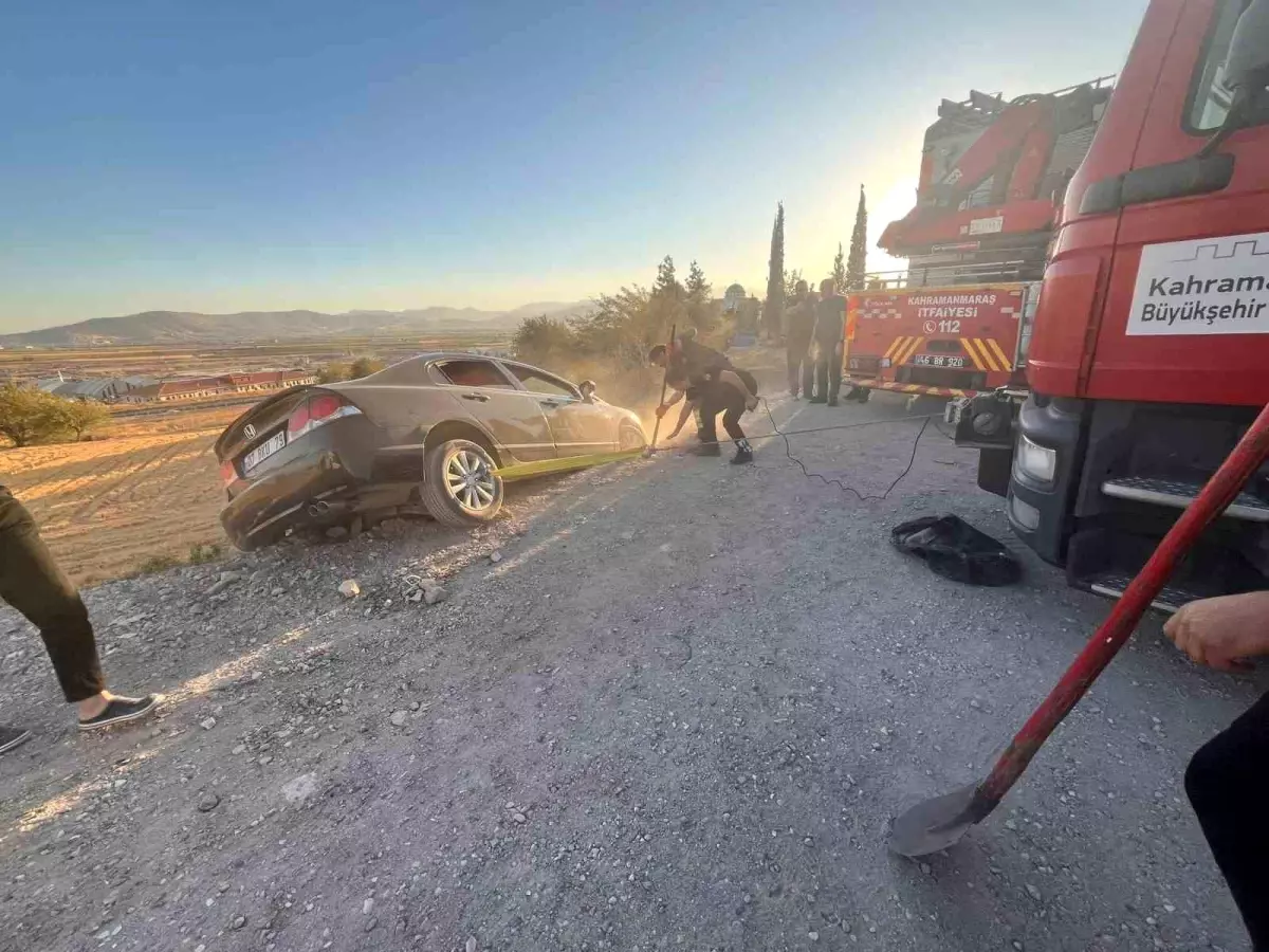 Kahramanmaraş\'ta Trafik Kazası: Sürücü Yaralı