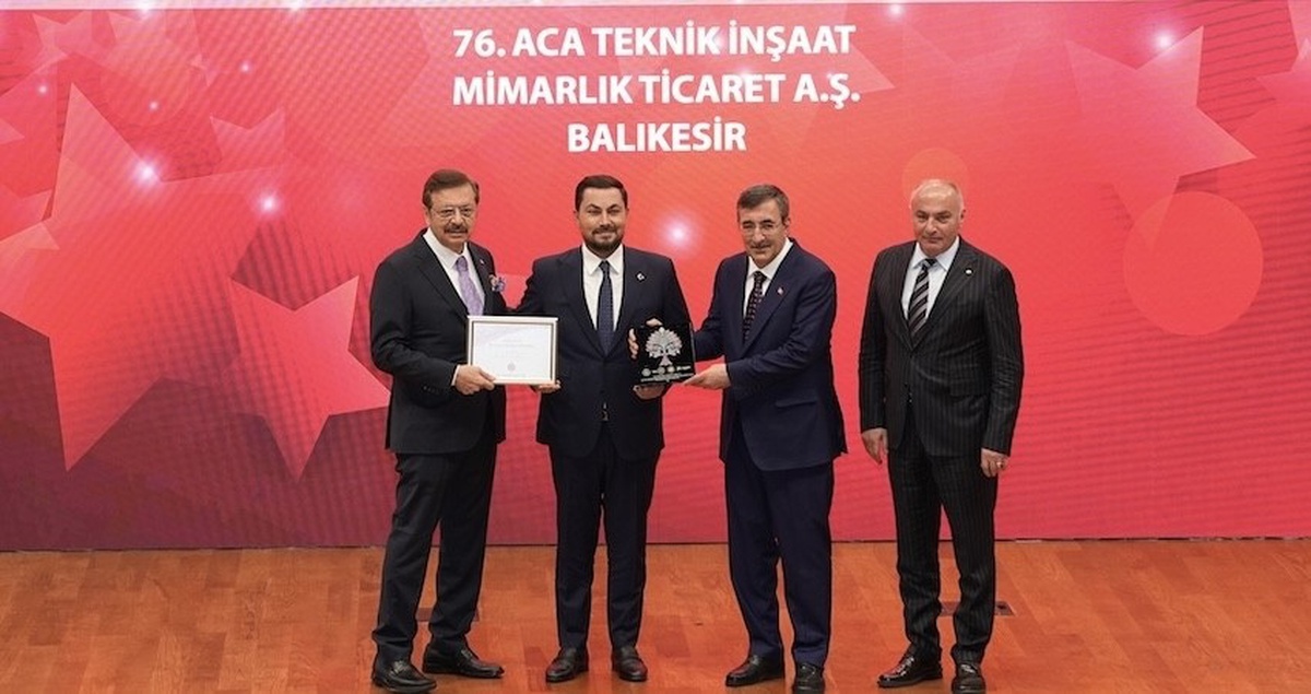 ACA Teknik İnşaat, Türkiye 100\'de İkinci Kez