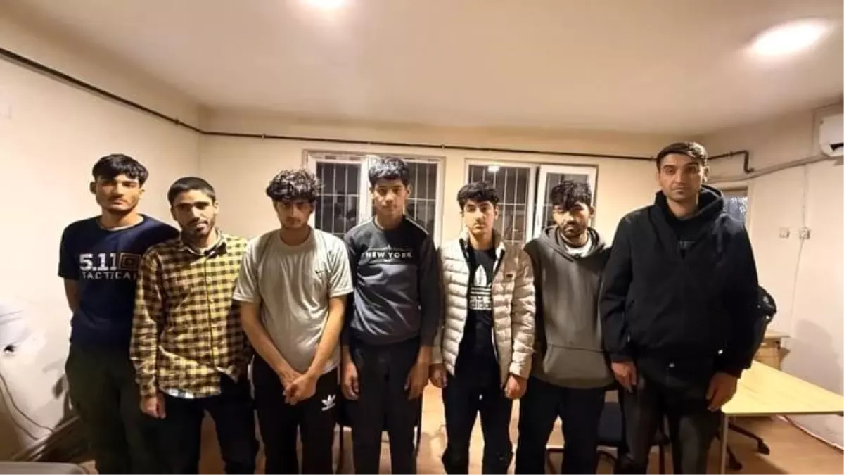 Amasya\'da 8 Düzensiz Göçmen Yakalandı