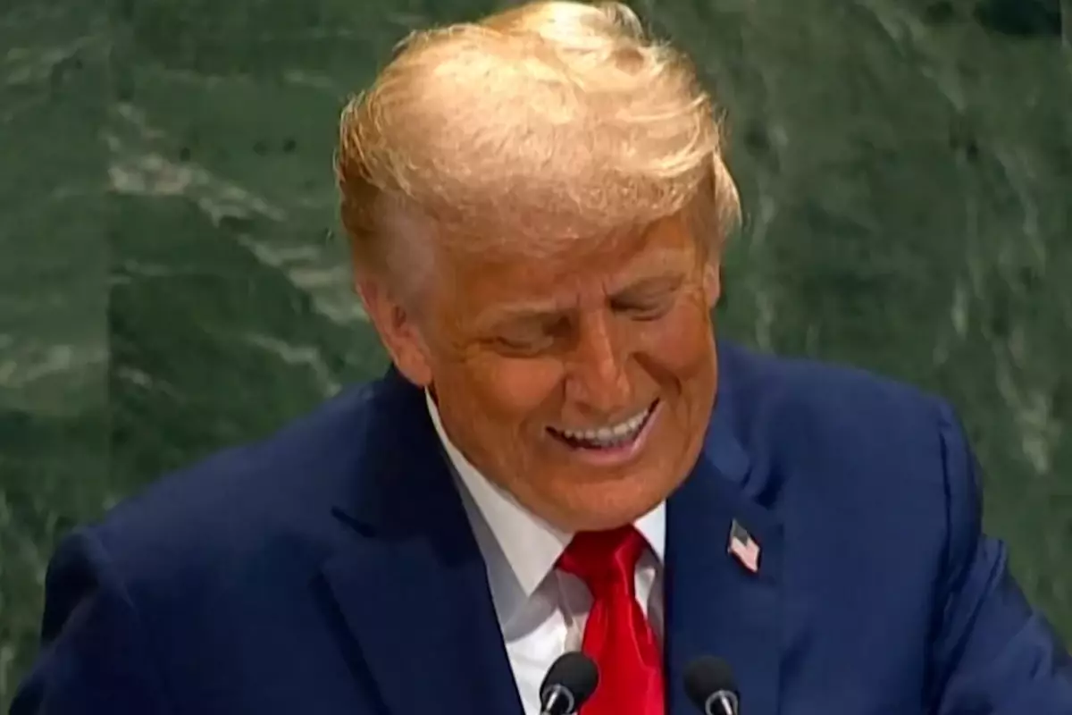 BM\'de prompteri bozulan Trump\'ın zor anları