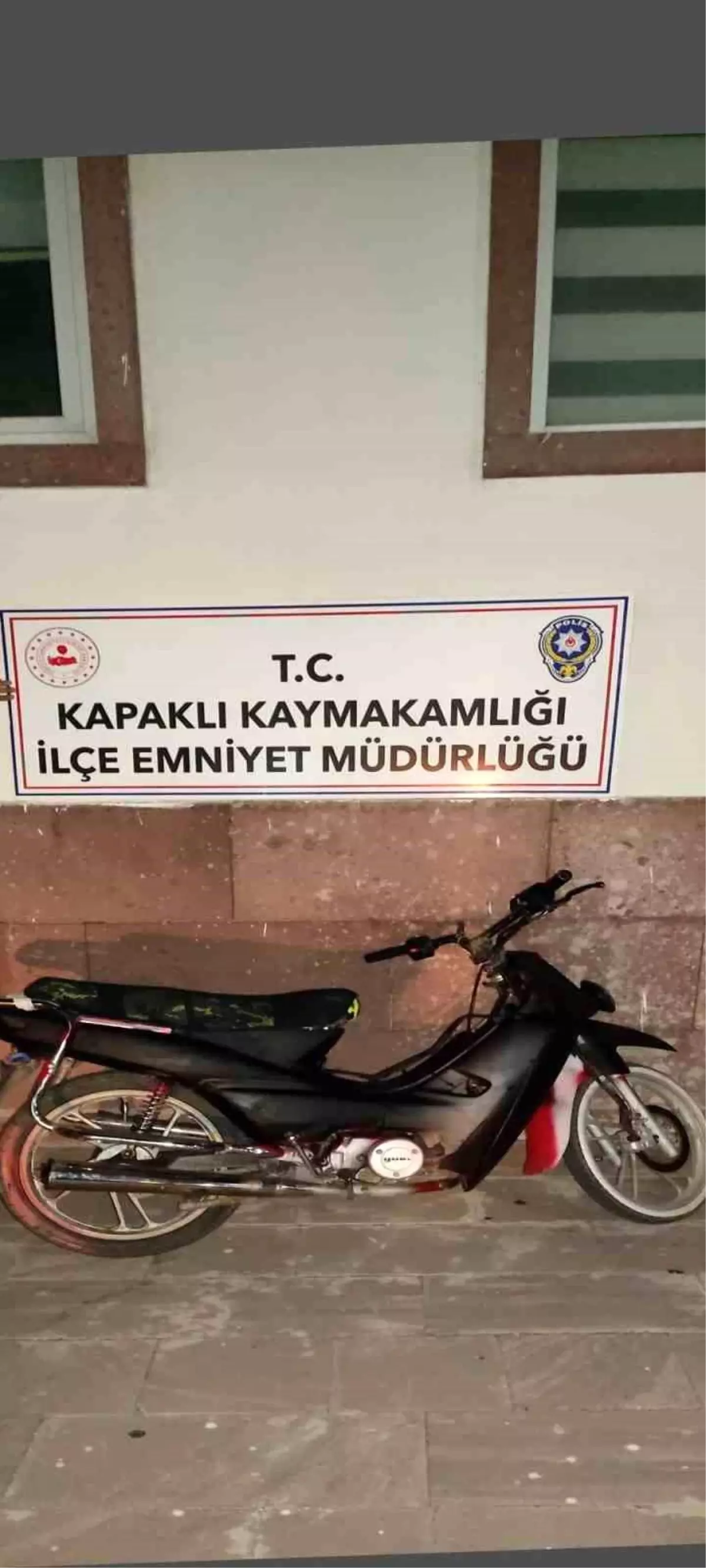 Kapaklı\'da Hırsız Motosikletle Yakalandı