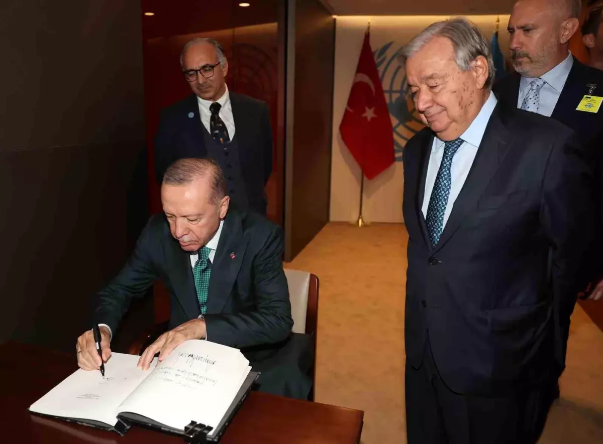 Erdoğan ve Guterres New York\'ta Görüştü