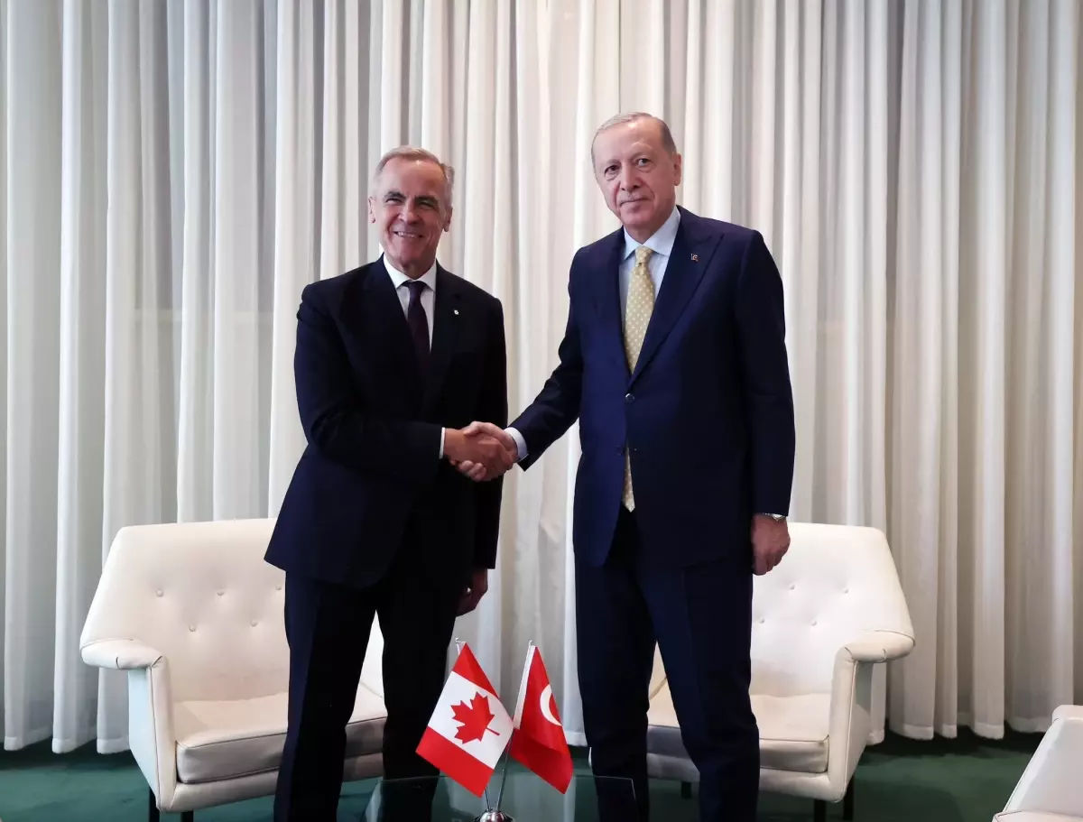 Cumhurbaşkanı Erdoğan, Kanada Başbakanı Carney\'i Türkevi\'nde kabul etti