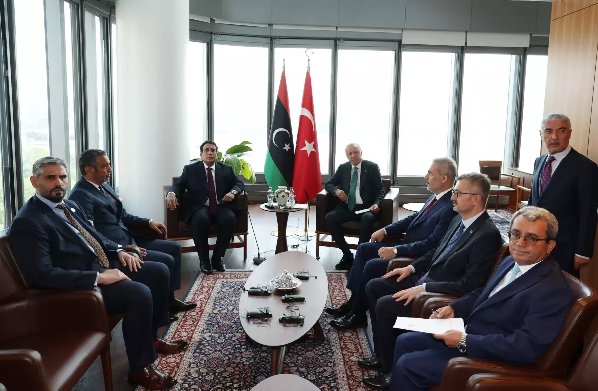Erdoğan, Libya Başkanı ile Görüştü