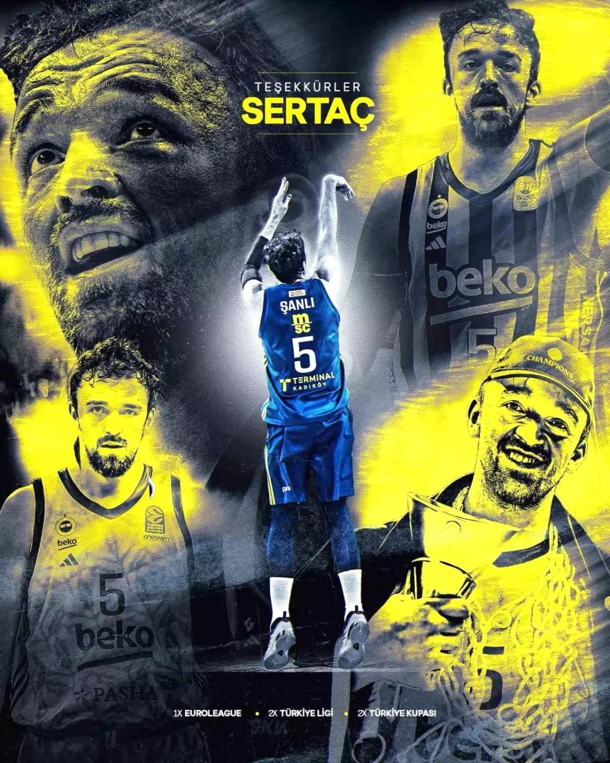 Fenerbahçe Beko, Sertaç Şanlı ile yollarını ayırdı