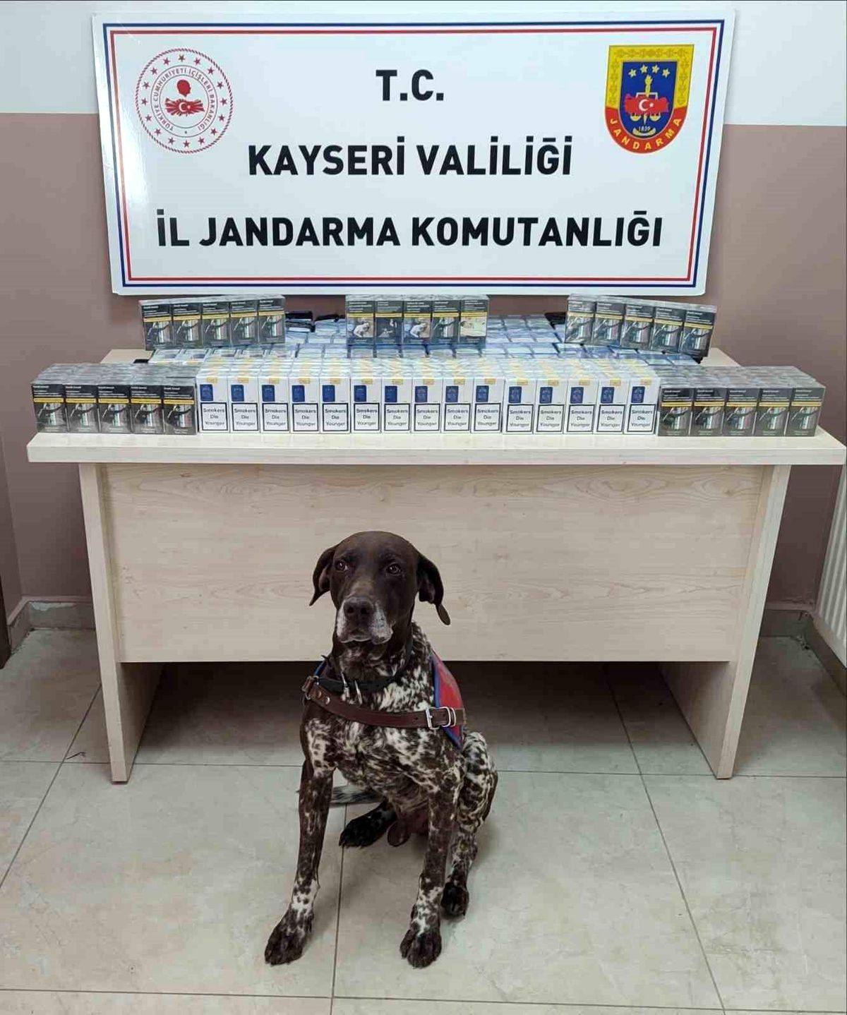Kayseri\'de 640 Paket Bandrolsüz Sigara Ele Geçirildi