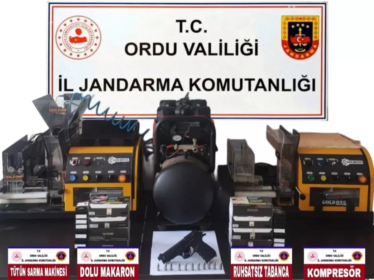 Ordu\'da Jandarma Operasyonları: 15 Tutuklama