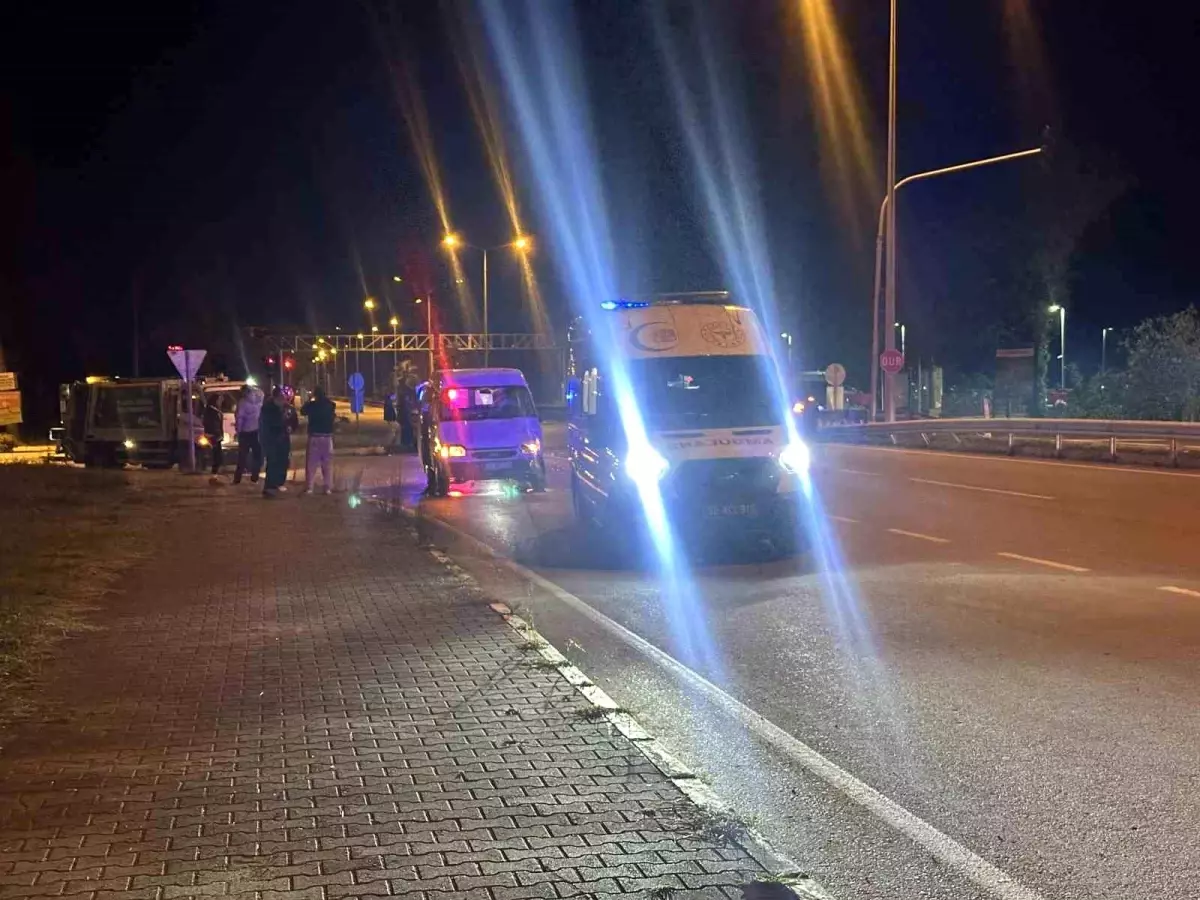Ünye\'de Trafik Kazası: 1 Yaralı