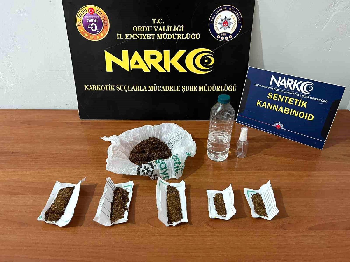 Ordu\'da Uyuşturucu Operasyonu: 2 Tutuklama