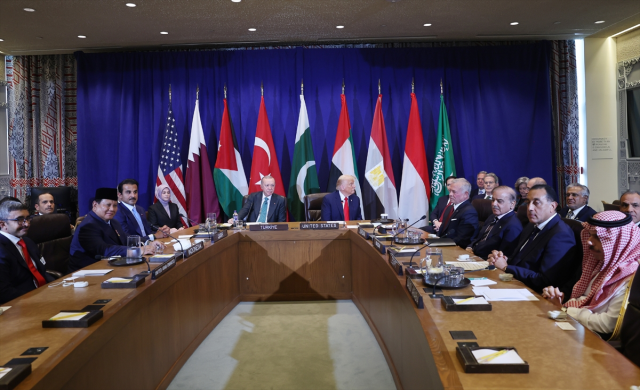 Trump ve Erdoğan BM zirvesinde yan yana