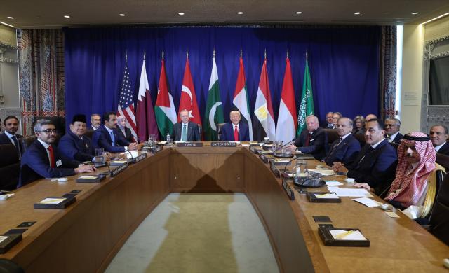 Trump ve Erdoğan BM zirvesinde yan yana