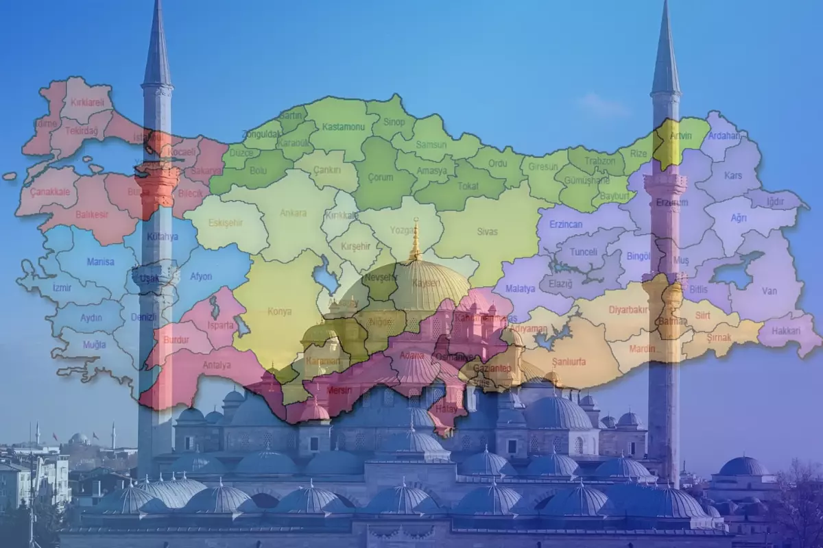 Türkiye\'de en az caminin olduğu 5 ilimiz: Birinciden çok ikinci şaşırttı