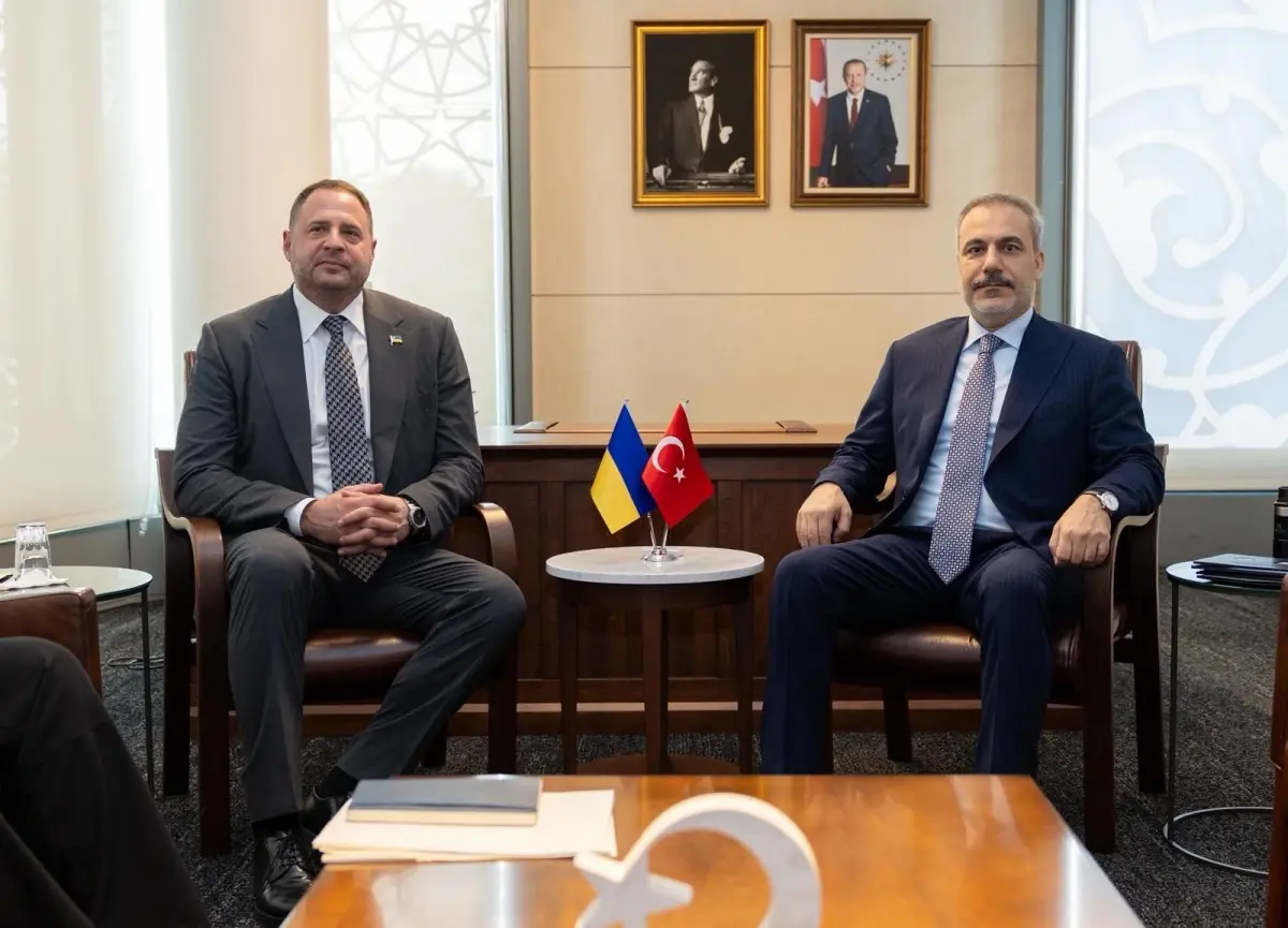 Fidan, Yermak ile BM\'de Görüştü