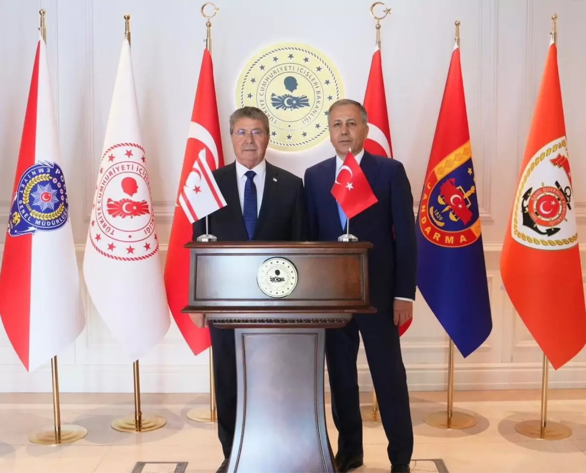 Yerlikaya ve Üstel\'den İş Birliği Görüşmesi