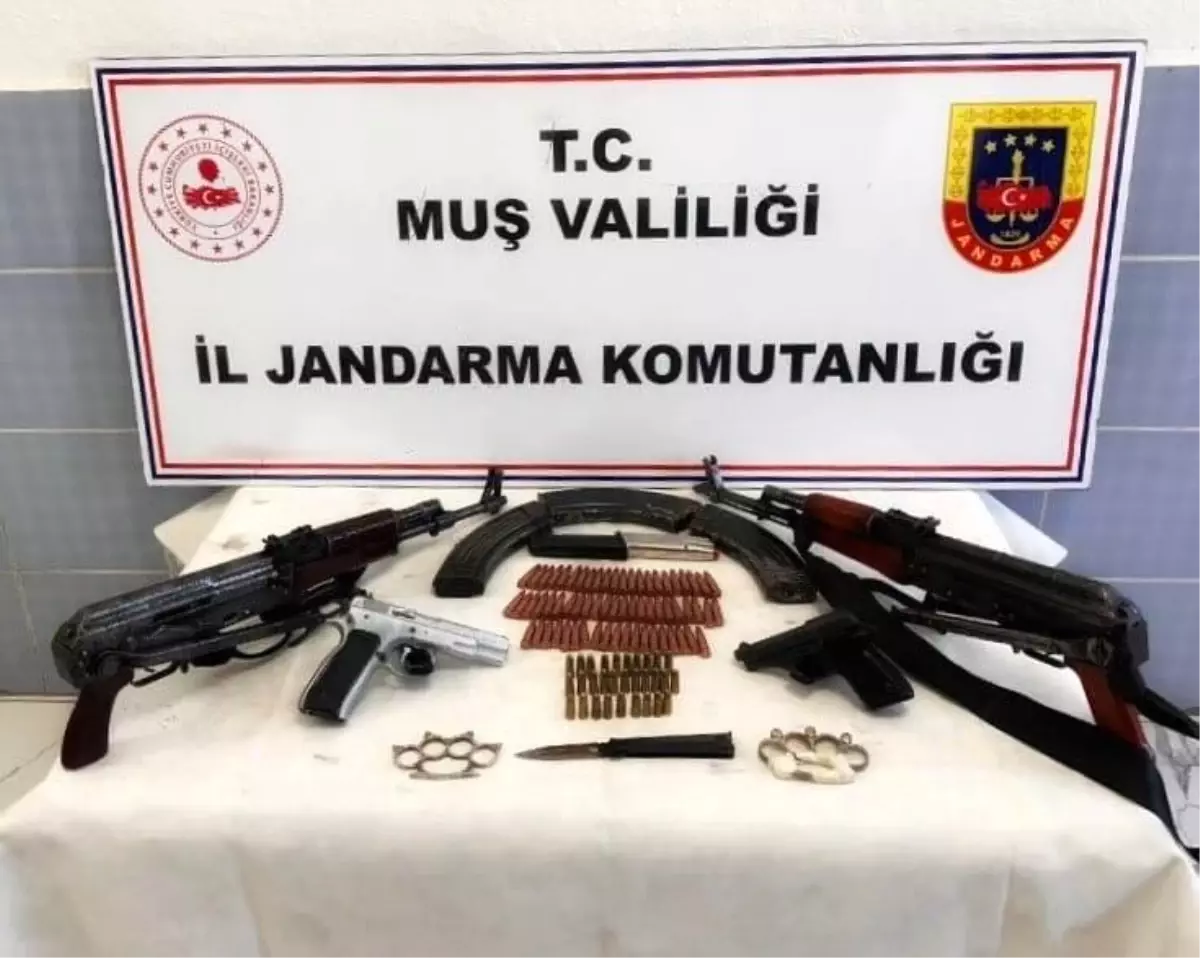 Muş\'ta Silah ve Mühimmat Operasyonu