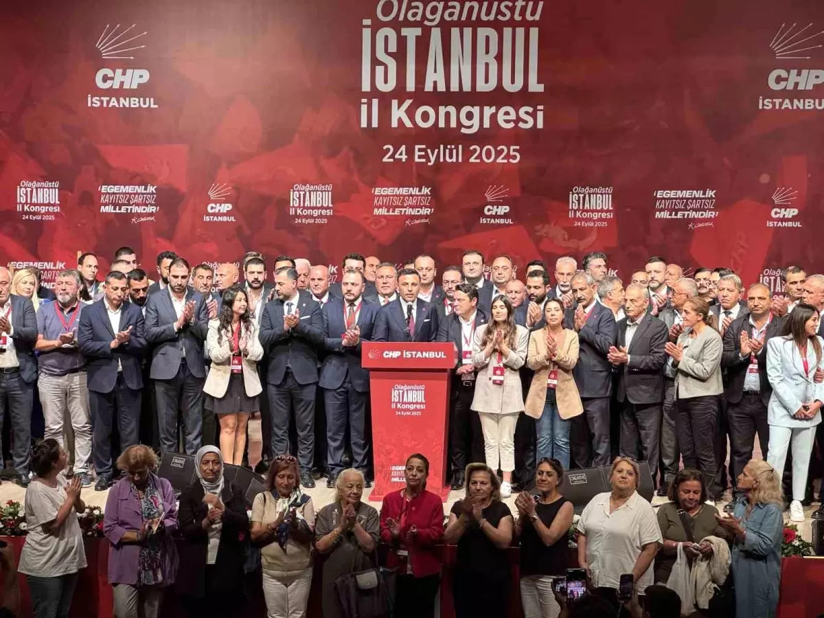 Özgür Çelik CHP İstanbul İl Başkanı Seçildi