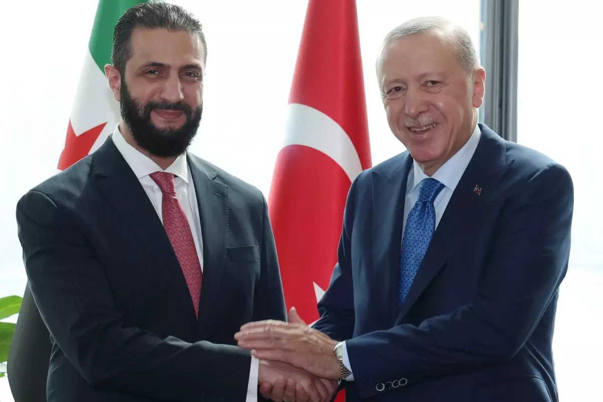 Cumhurbaşkanı Erdoğan, ABD\'de Suriye lideri Şara ile görüştü