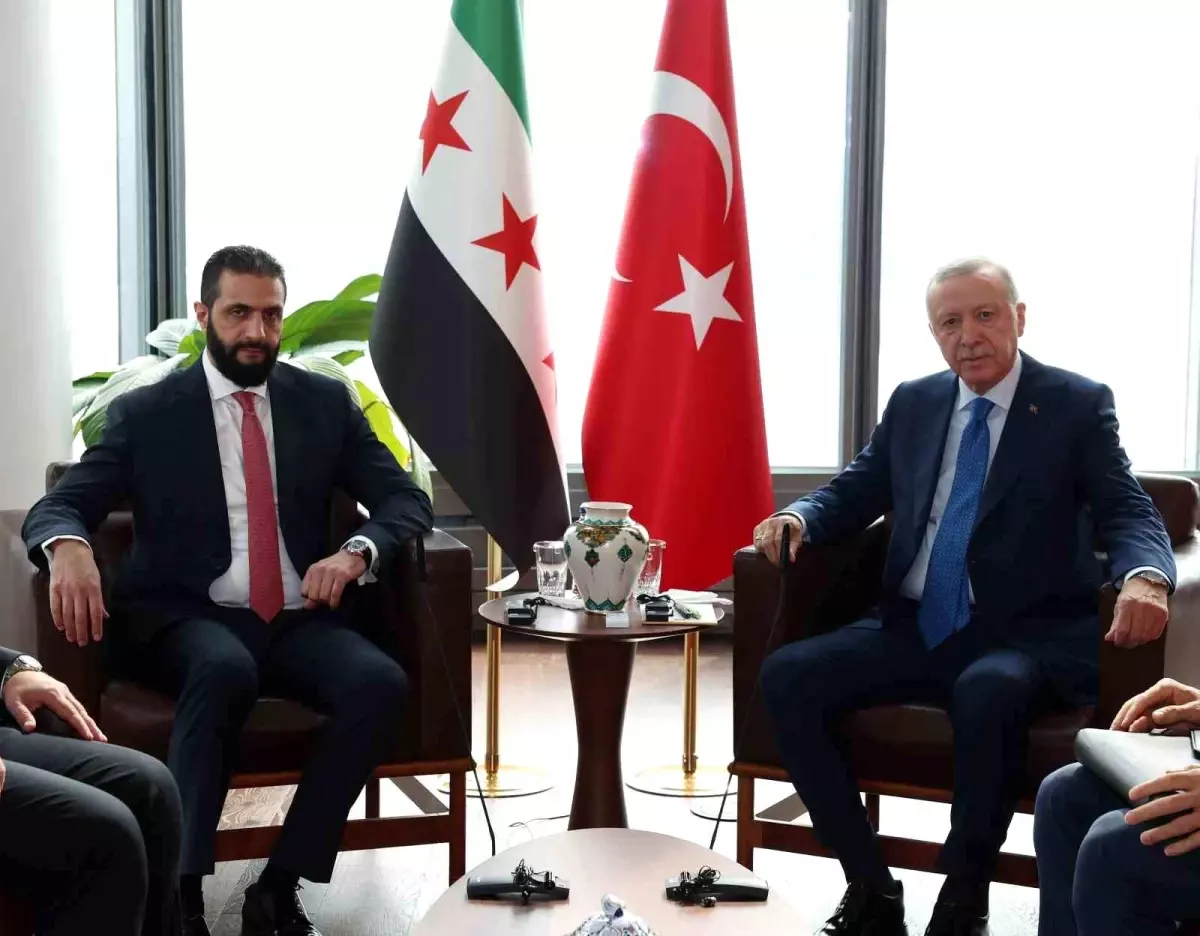 Erdoğan, Şara ile New York\'ta Görüştü
