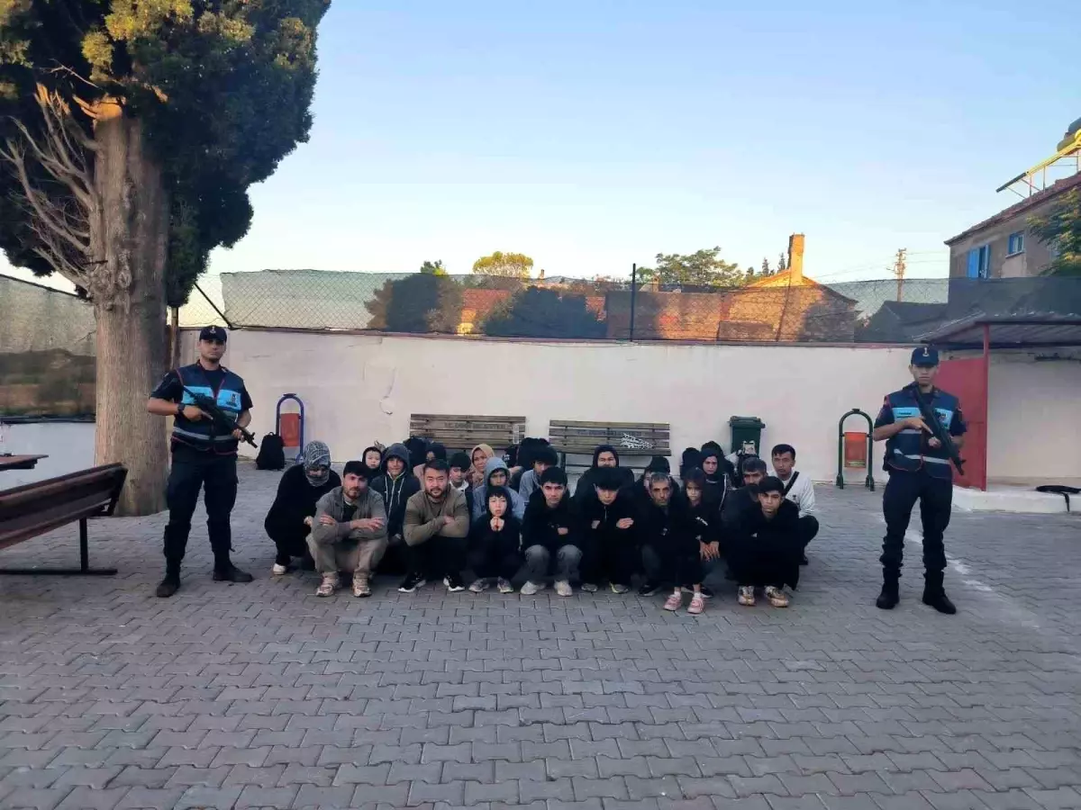 Didim\'de 23 Düzensiz Göçmen Yakalandı