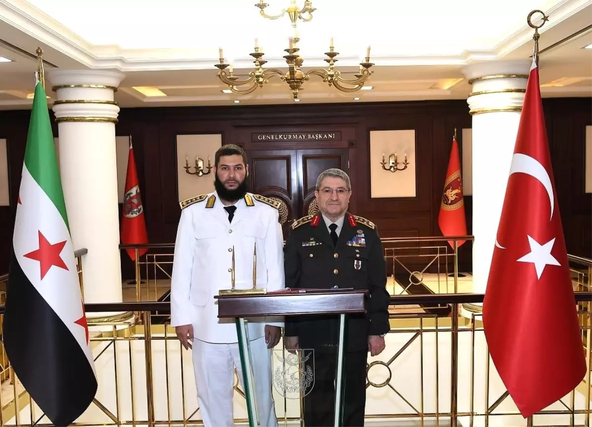 Bayraktaroğlu, Suriye Deniz Kuvvetleri Komutanını Kabul Etti
