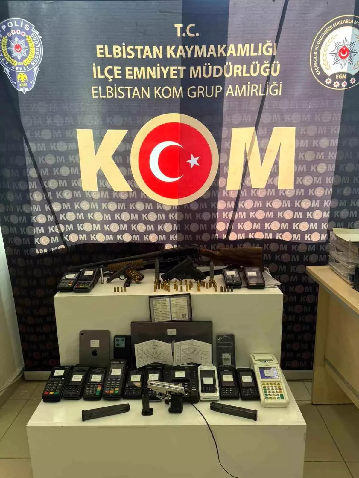 Elbistan\'da Tefecilik Operasyonu: 8 Gözaltı