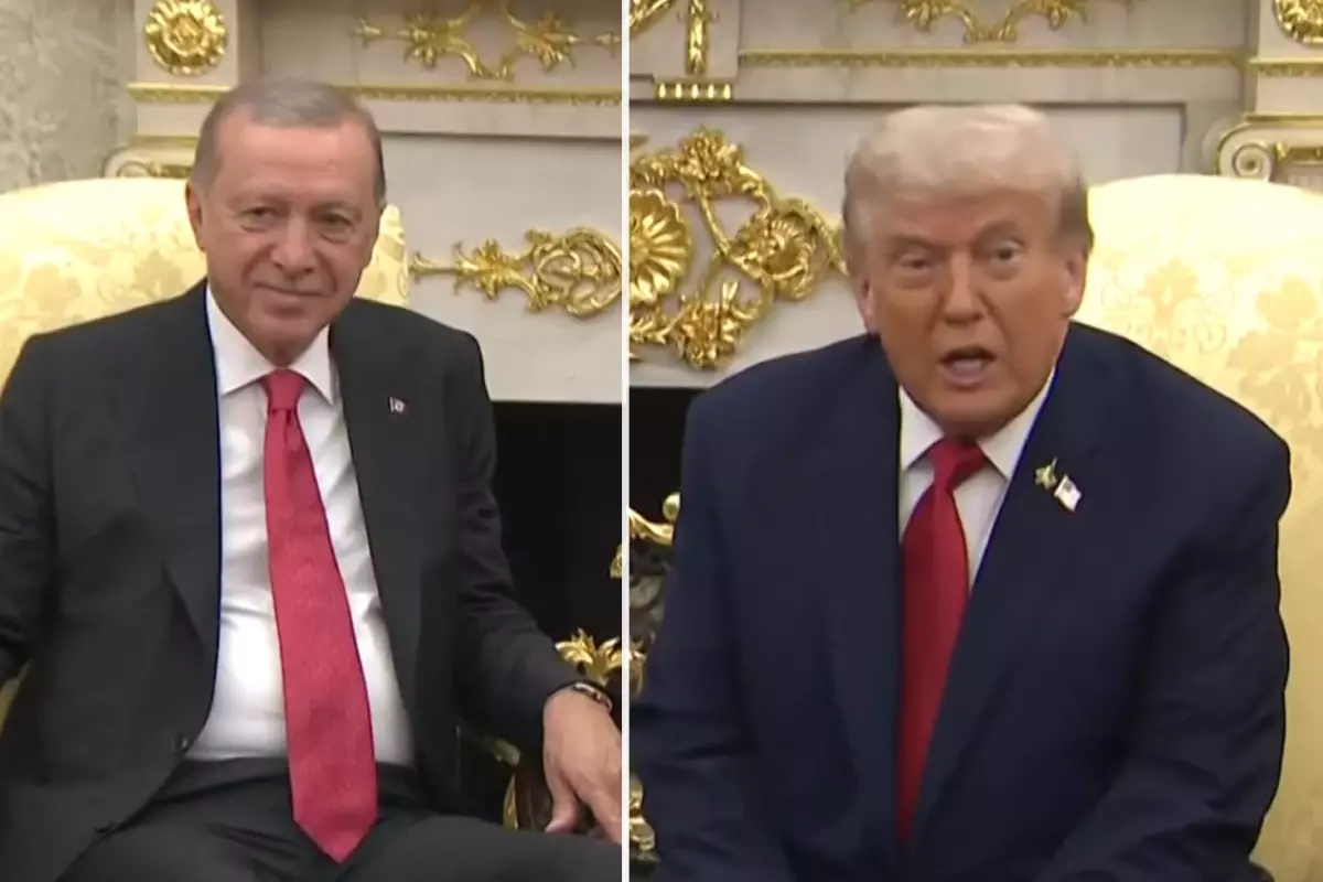 Cumhurbaşkanı Erdoğan\'ı ağırlayan Trump\'tan ilk sözler: Bu adama çok saygı duyuyorum