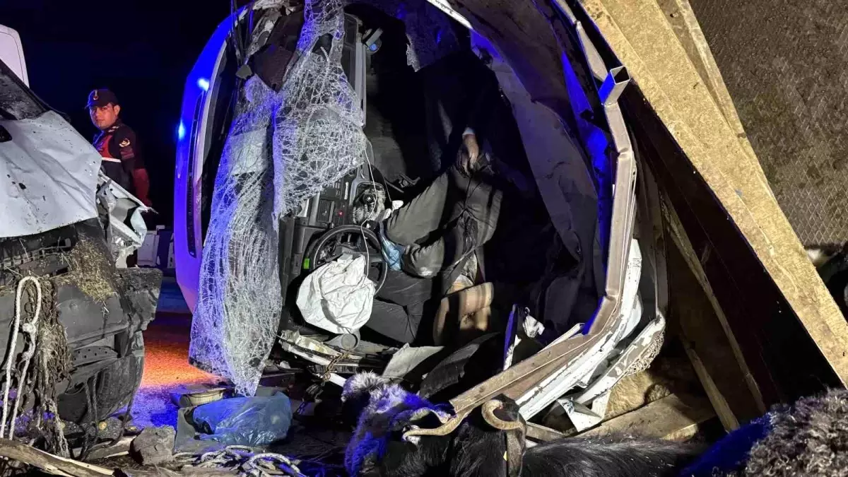 Diyarbakır\'da feci kaza: 2 ölü, 1 yaralı