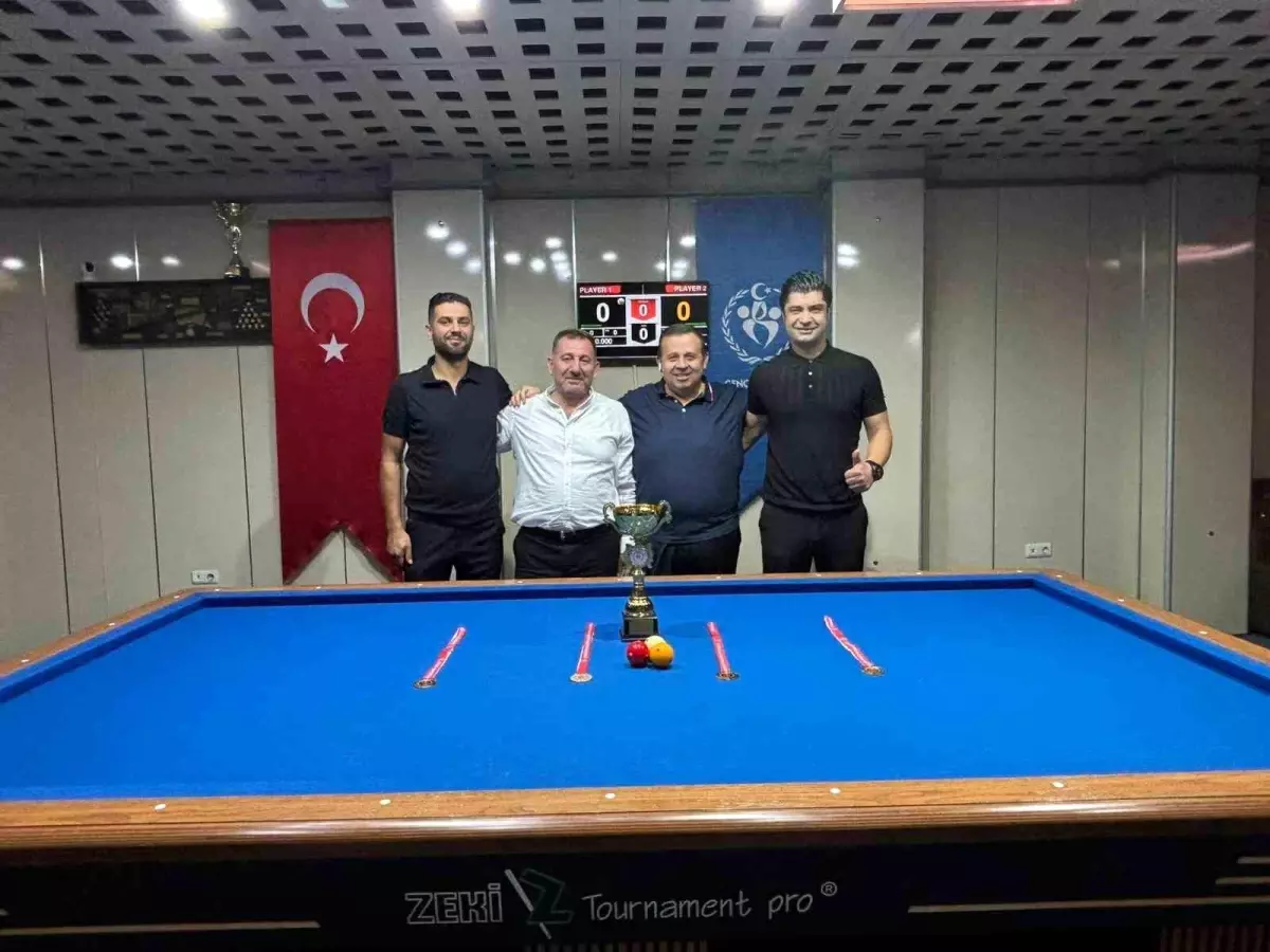 Erciyes 3 Bant Bilardo Şampiyonası Tamamlandı