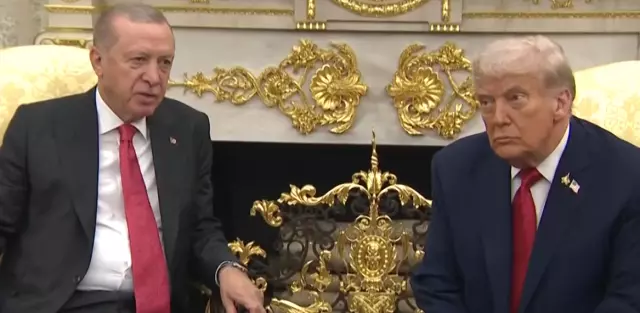 Erdoğan 6 yıl sonra Beyaz Saray'da! Trump kapıda bizzat karşıladı