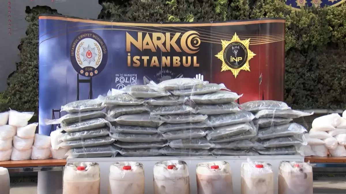 İstanbul’da Uyuşturucu Operasyonu: 366,5 Kilo Ele Geçirildi