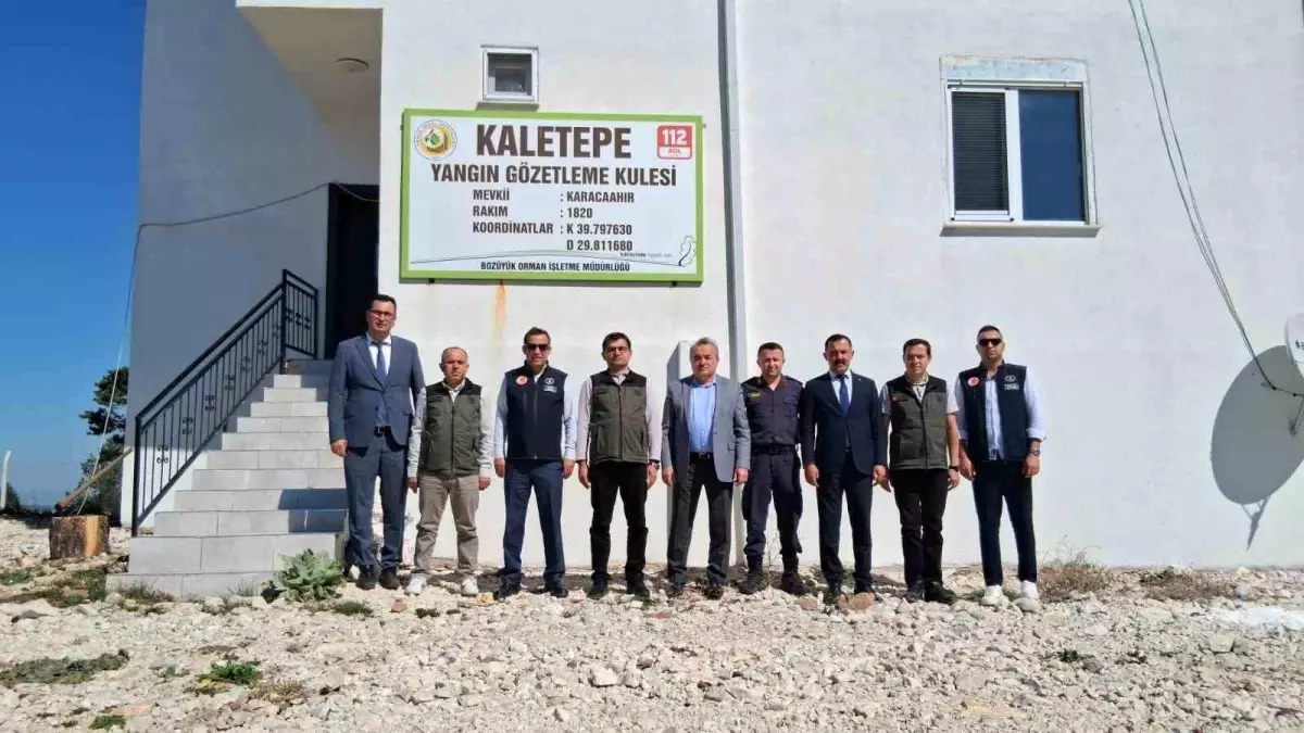Kaymakam Öztürk Kaletepe Kulesi\'ni Ziyaret Etti