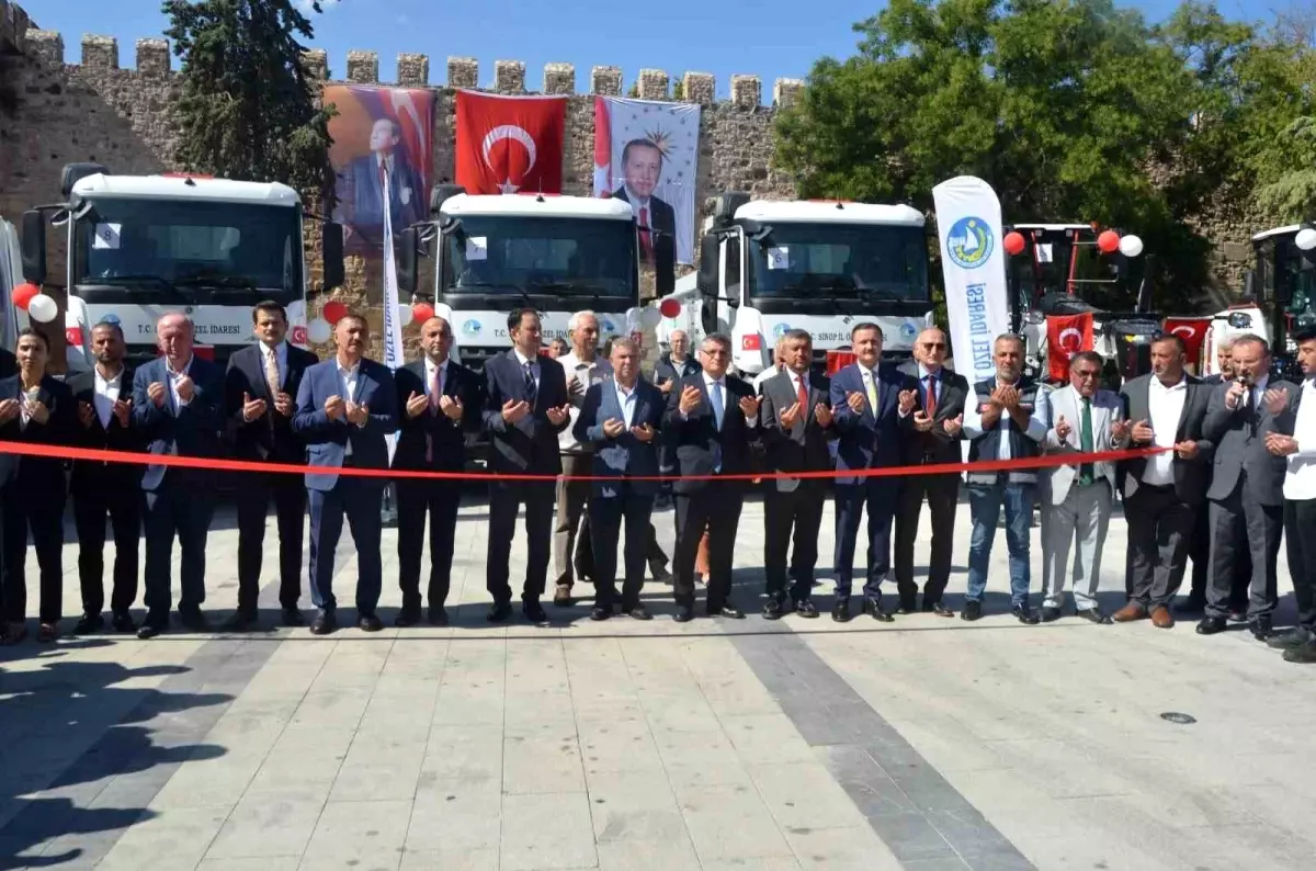 Sinop\'a 12 Yeni İş Makinesi