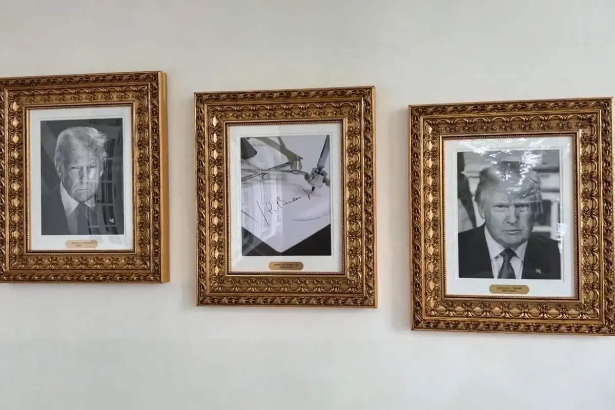 Trump, Biden\'ın fotoğrafı yerine "otomatik imza cihazı" koydu