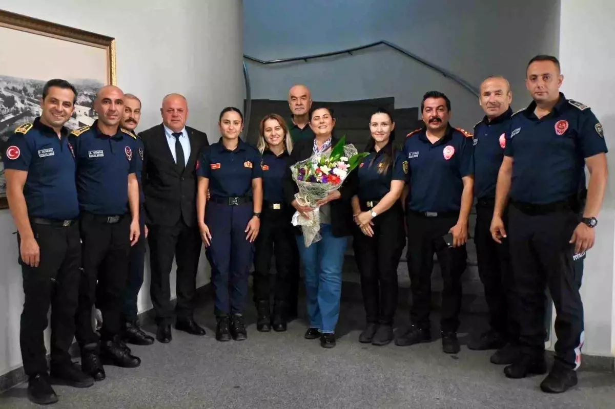 Başkan Çerçioğlu, İtfaiye Haftası\'nda Ekipleri Ağırladı