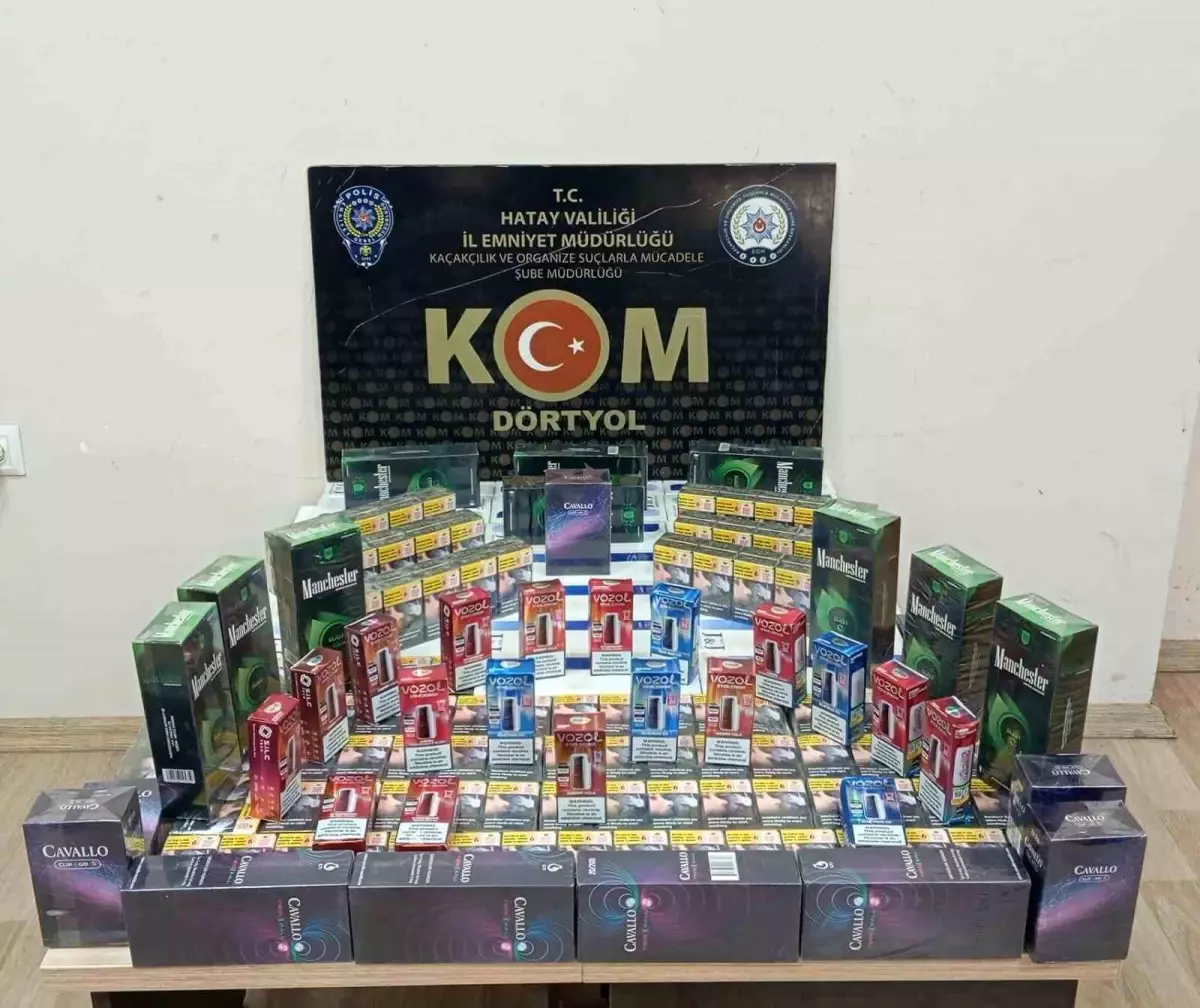 Hatay\'da Sahte İçki ve Kaçak Sigara Operasyonu