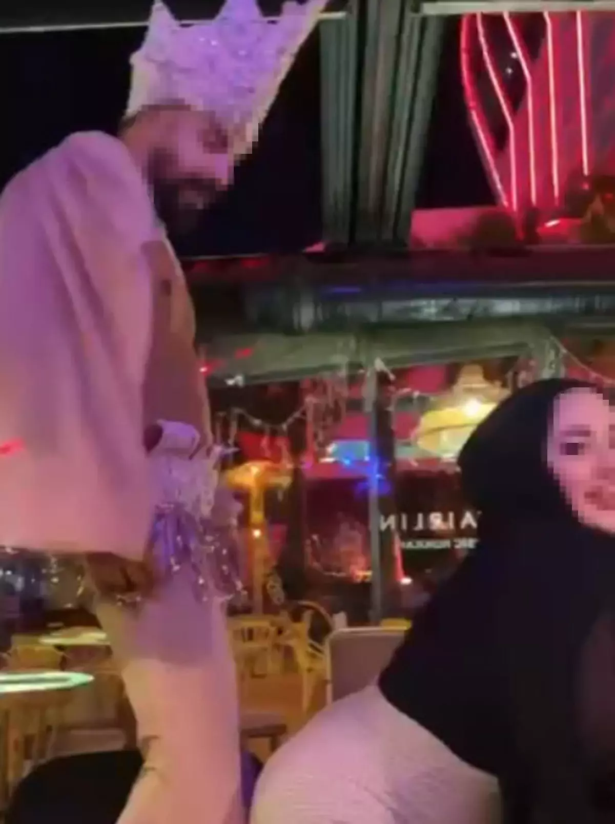 Eğlence mekanında çekilen skandal görüntülere ilişkin tutuklama