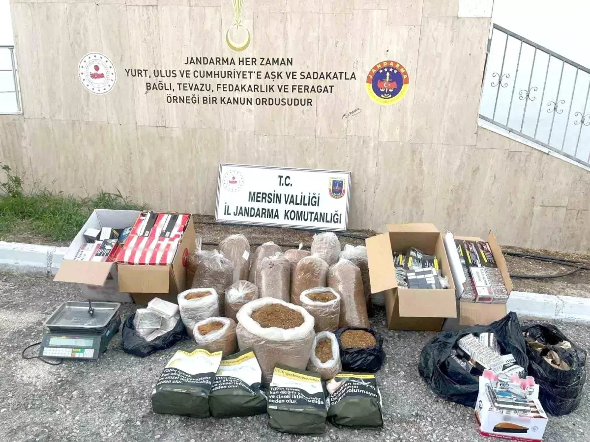 Mersin\'de Kaçak Sigara Operasyonu: 1 Gözaltı
