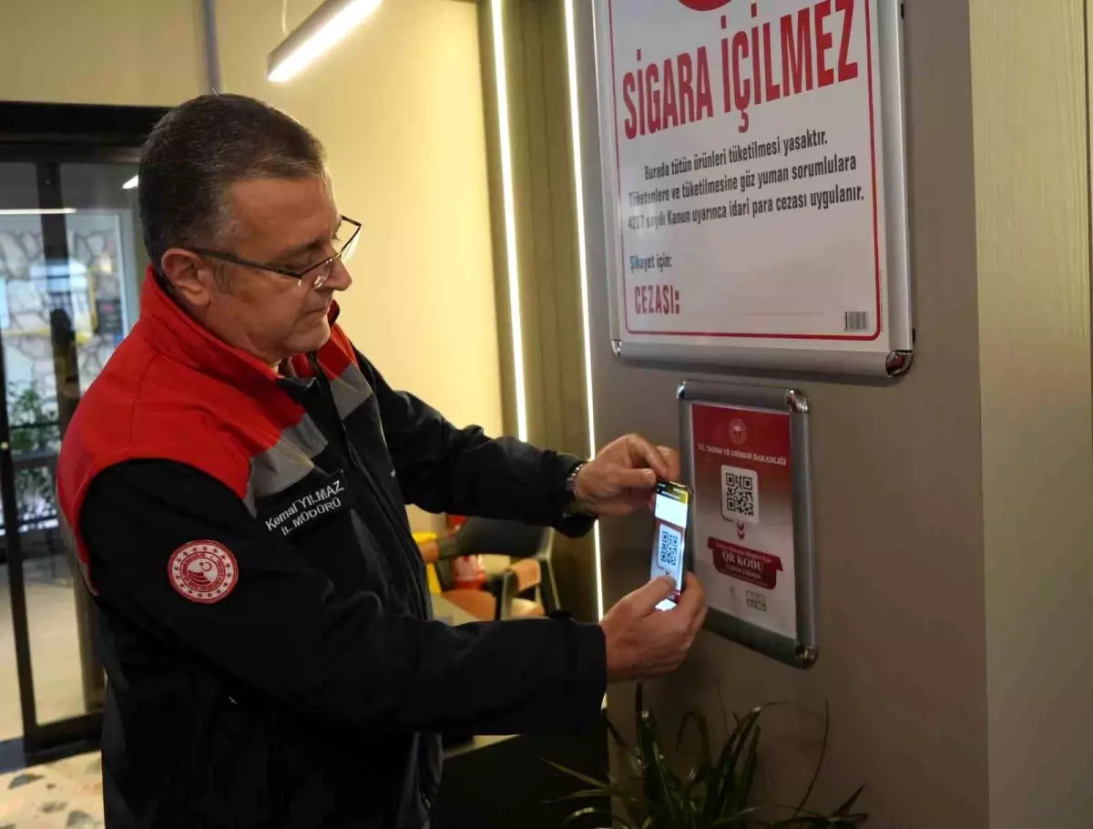 Samsun\'da QR Kod Denetimi ve Cezalar