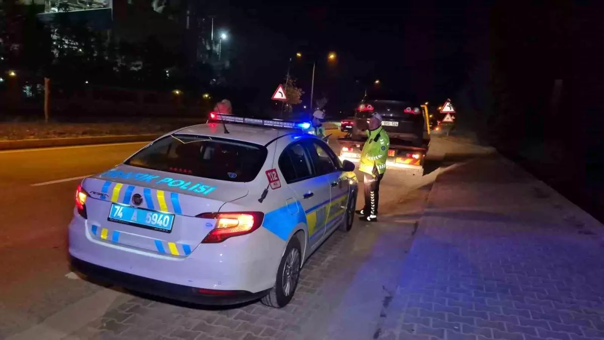Bartın\'da Alkollü Sürücülere Operasyon