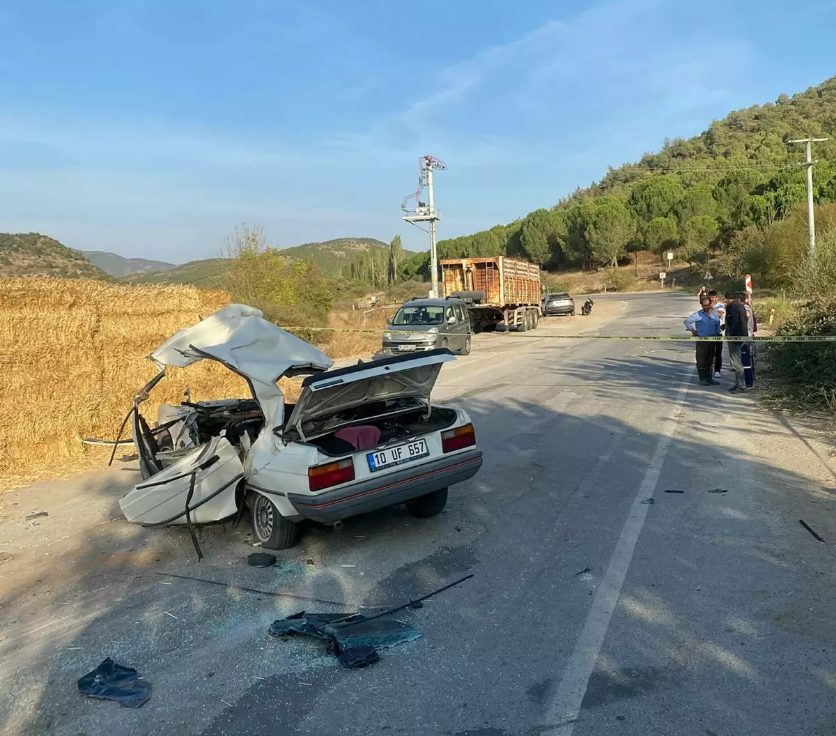 Bigadiç\'te Trafik Kazası: Sürücü Hayatını Kaybetti