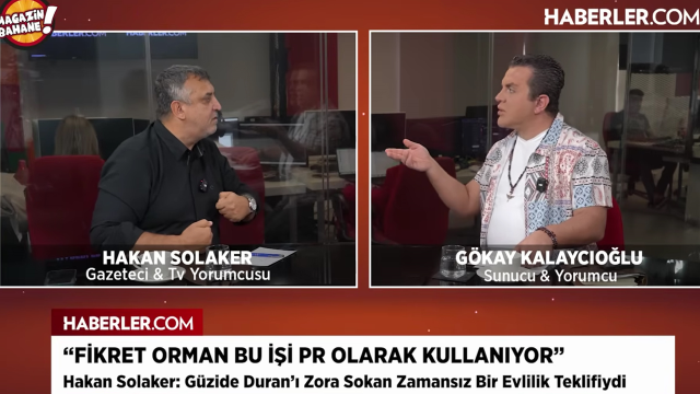 Hakan Solaker: Fikret Orman Güzide Duran'ı reklam aracı olarak kullanıyor
