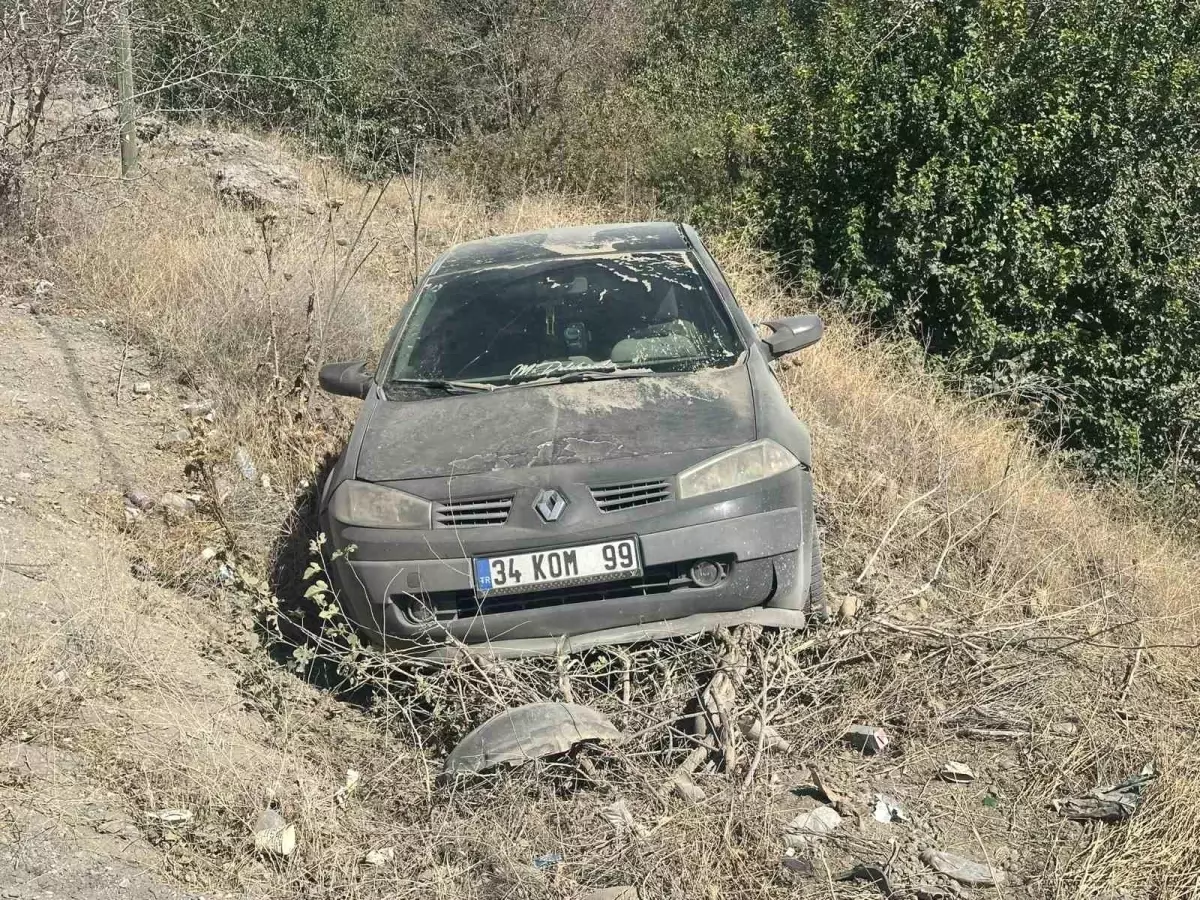 Adıyaman\'da Mıcır Nedeniyle Kaza