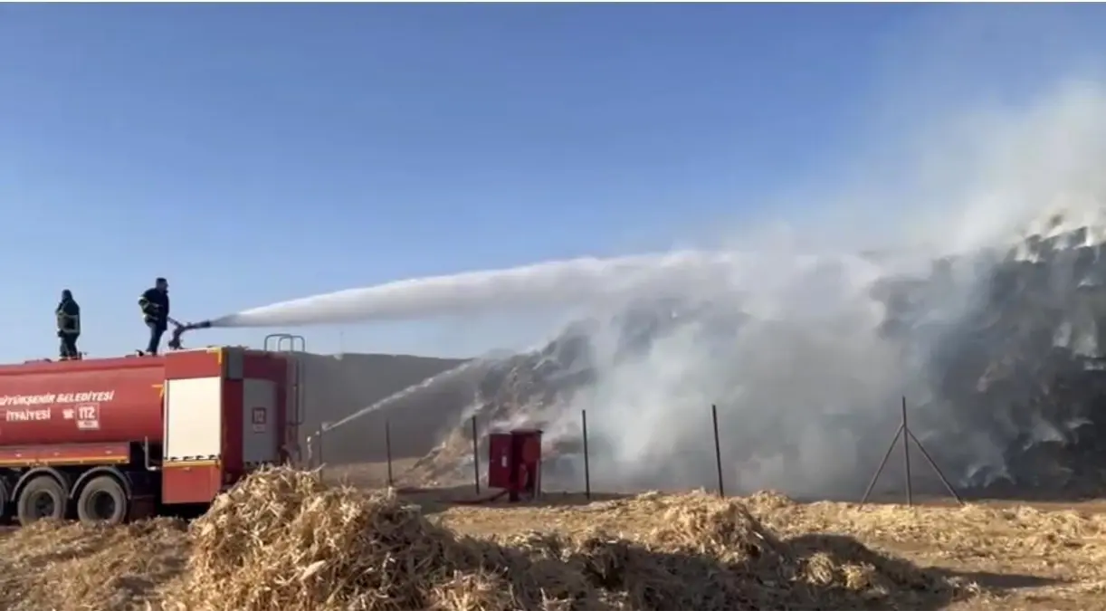 Mardin\'de Mısır Balyalarında Yangın