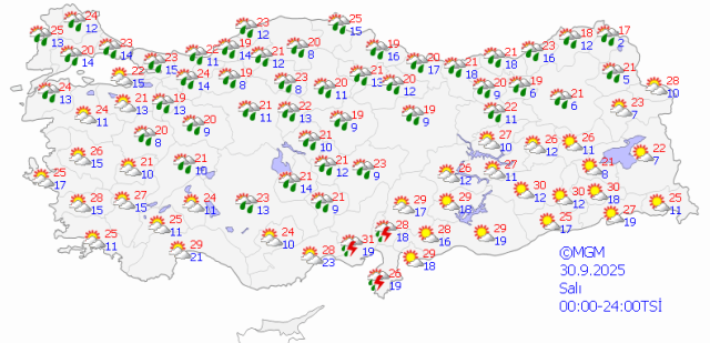 Meteoroloji'den 13 kente 'sarı' kodlu uyarı: Fırtına ve sağanak geliyor