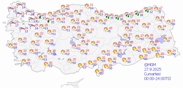 Meteoroloji'den 13 kente 'sarı' kodlu uyarı: Fırtına ve sağanak geliyor
