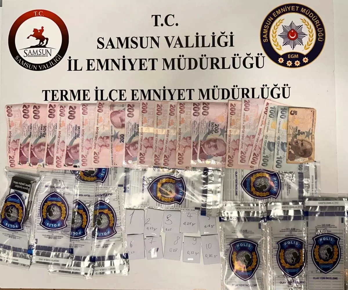 Samsun\'da Uyuşturucu Operasyonu