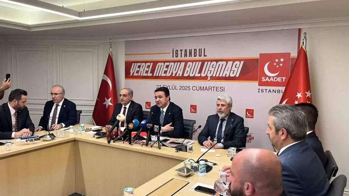 Saadet Partisi\'nden Yerel Medya Buluşması