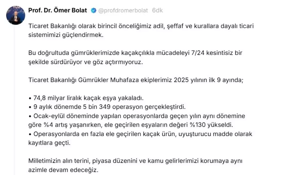 Gümrüklerde Kaçakçılıkla Mücadele